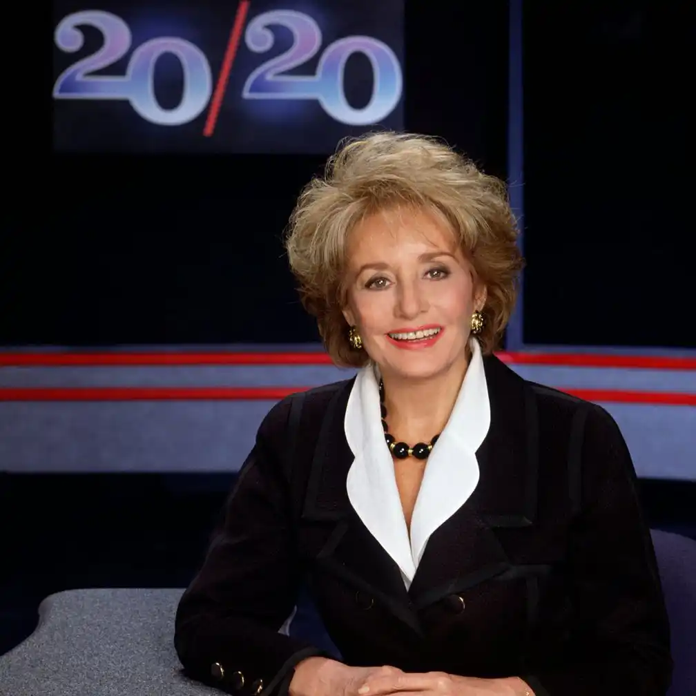 Barbara Walters and 20/20 logo